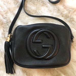 Gucci Black Soho Disco Crossbody Bag